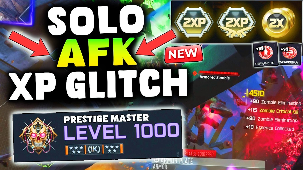 EASY SOLO AFK XP GLITCH IN BO7! CAMOS / XP AFK GLITCH! PRESTIGE MASTER GLITCH!