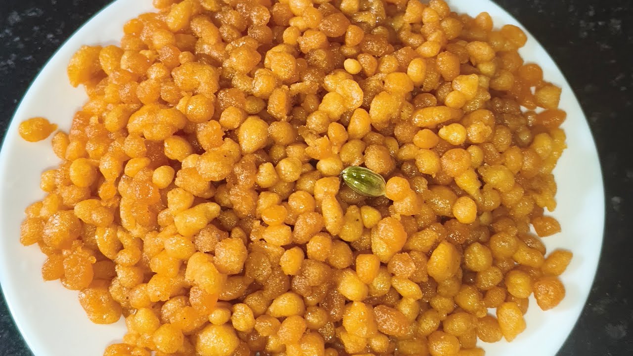 मीठी बूंदी गोल गोल मोती दाने जैसी बहुत ही स्वादिष्ट meethi Bundi gol gol moti dane jesi sawadist 🤤🤤