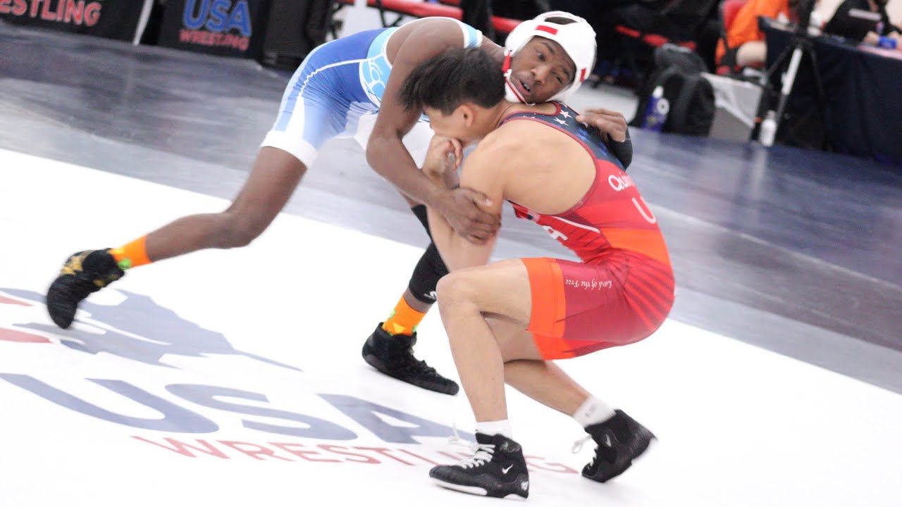 55 kg u17 Cons 16 - Amari Vann, All I See Is Gold Academy vs Czar Quintanilla, Inland Northwest WTC