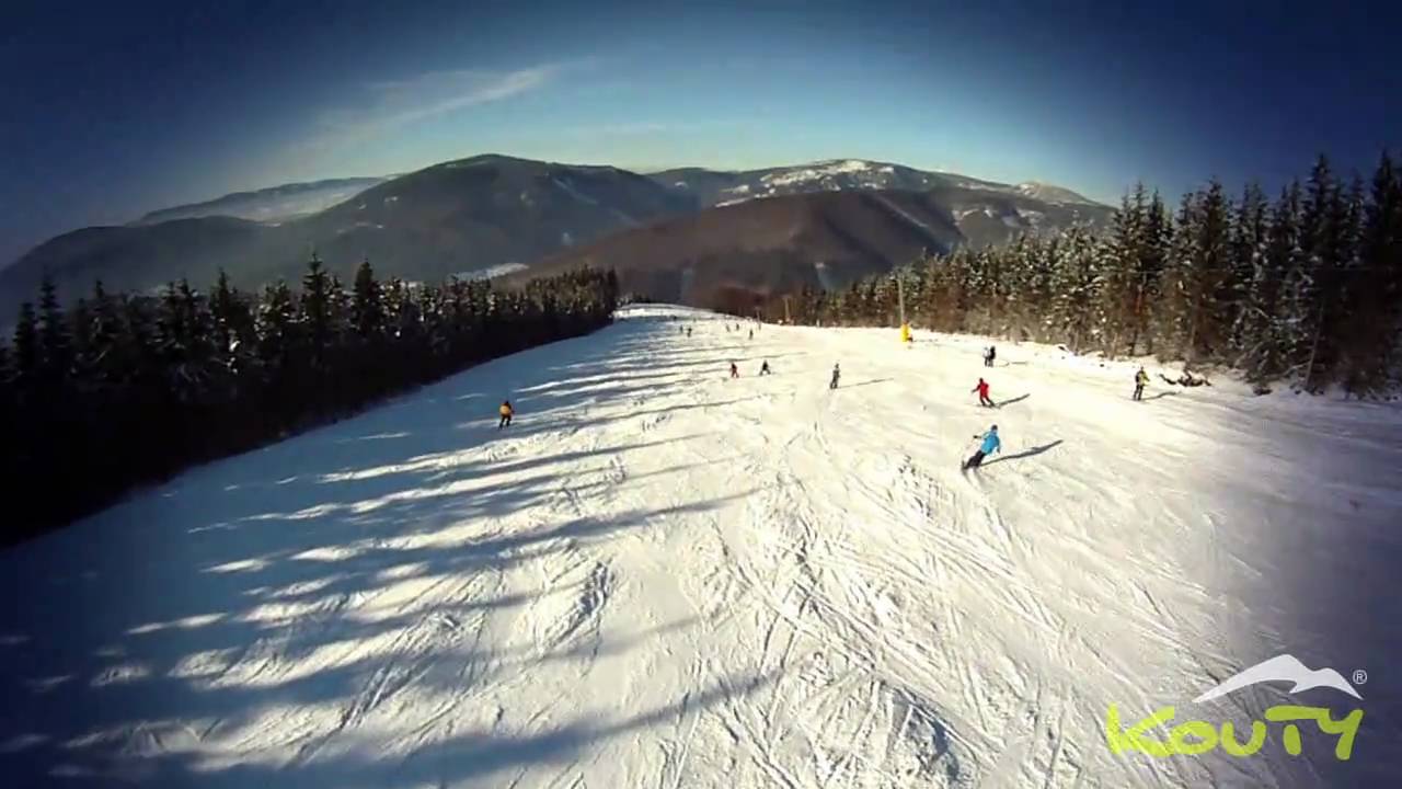 Ski areál Kouty - průlet GoPRO HD - luxusní záběry celého areálu