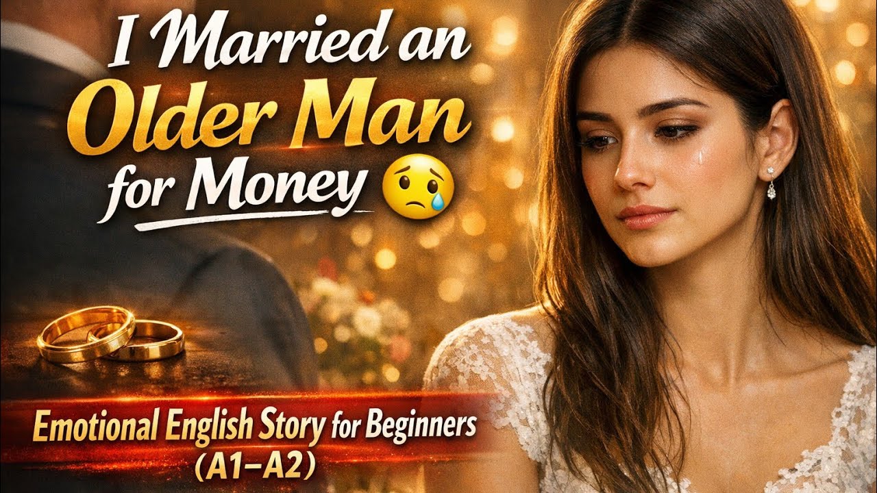I Married an Older Man for Money 😢 | Emotional English Story for Beginners (A1–A2)