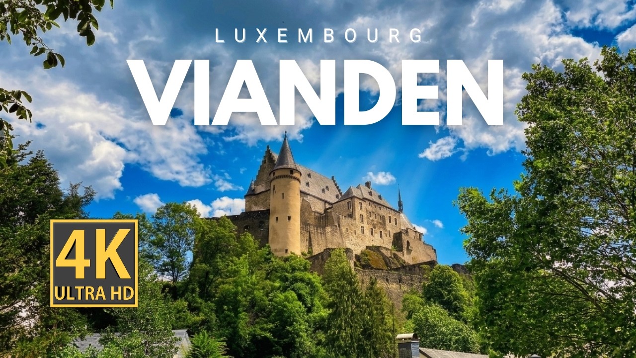 🇱🇺 Luxembourg 4K Silent Walk | Vianden, the MOST BEAUTIFUL place in Luxembourg?!