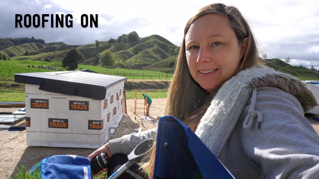 Roofing Installed On Tiny House... and We Get A Generator | Self-Build Tiny House In New Zealand