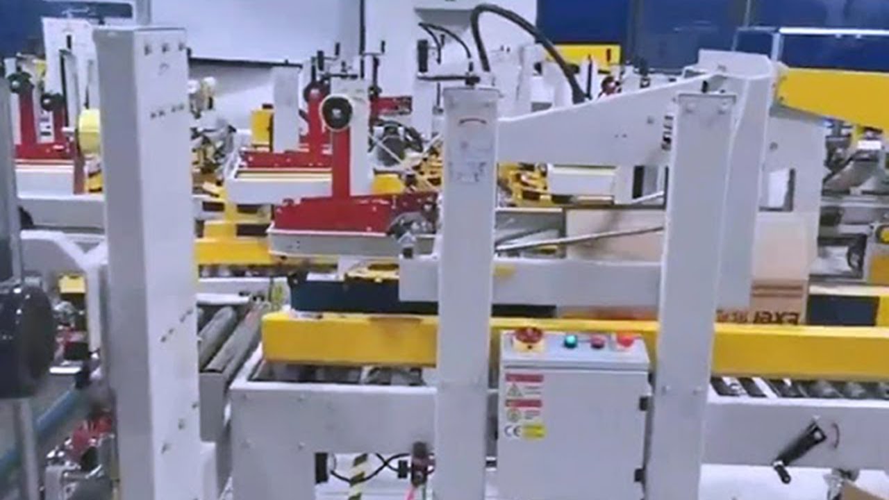 H Type carton sealer equipment tapes closing sealing machine for Small or big boxes
