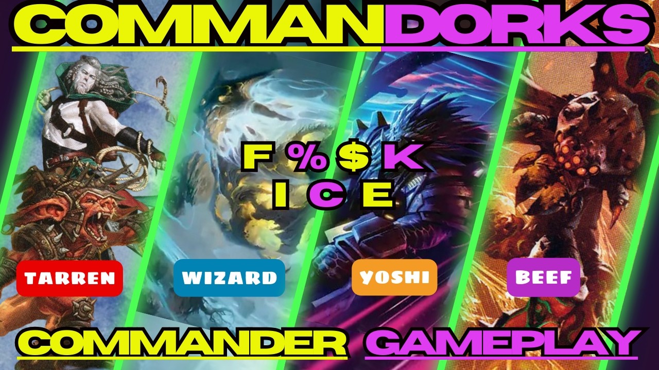 Геймплей MTG Commander (К чёрту лёд!) | Тантис | Роджер/Арденн | Таннук | Странник Маэльстрома | ...