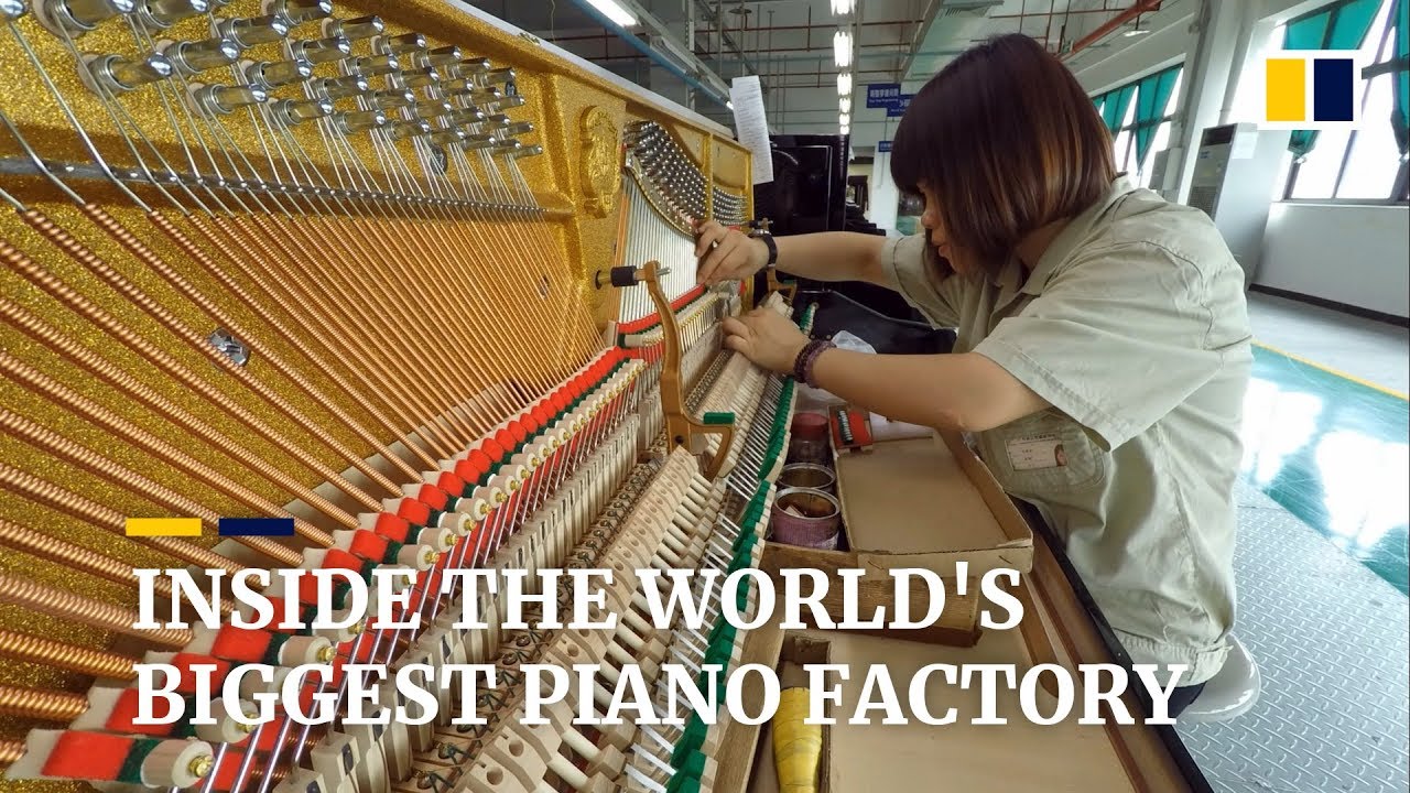 Chinese piano maker is busiest in the world, but with few customers overseas
