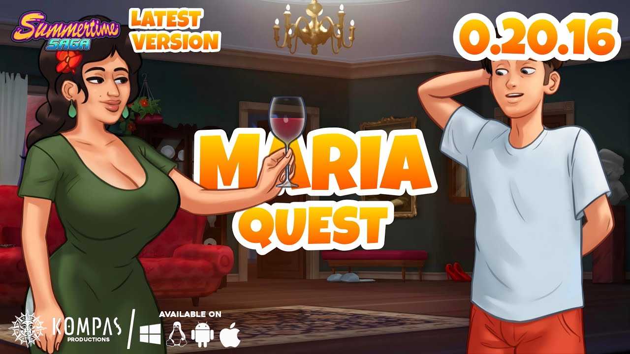 Maria Complete Quest (Full Walkthrough) - Summertime Saga 0.20.16 (Latest Version)