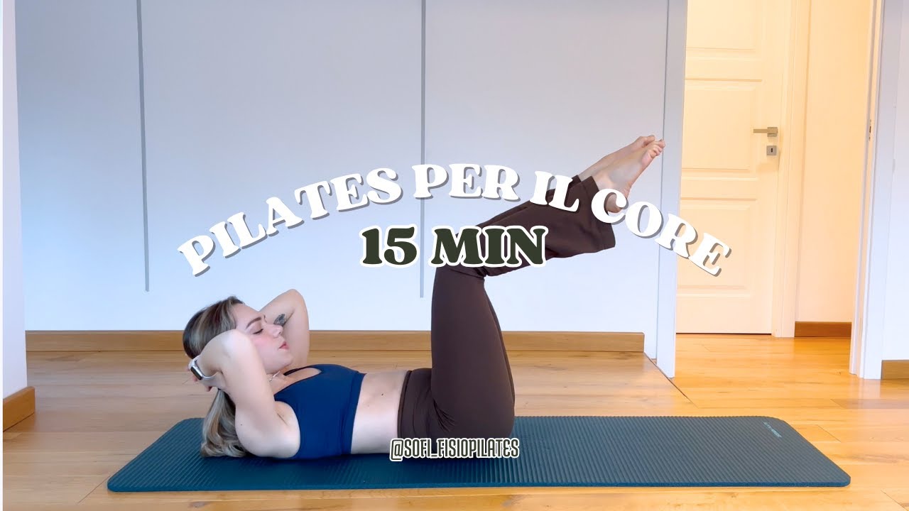 GIORNO 2: 20 min. forza e stabilità di addome e Core - Pilates Dalle Basi, 14 giorni.