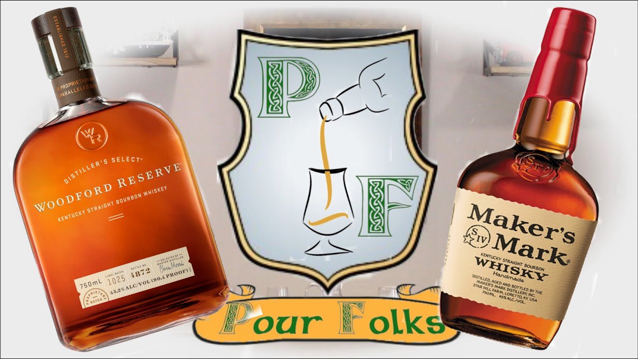 Bourbon under $30 under 100 Proof Finale | Woodford Reserve - Maker's Mark