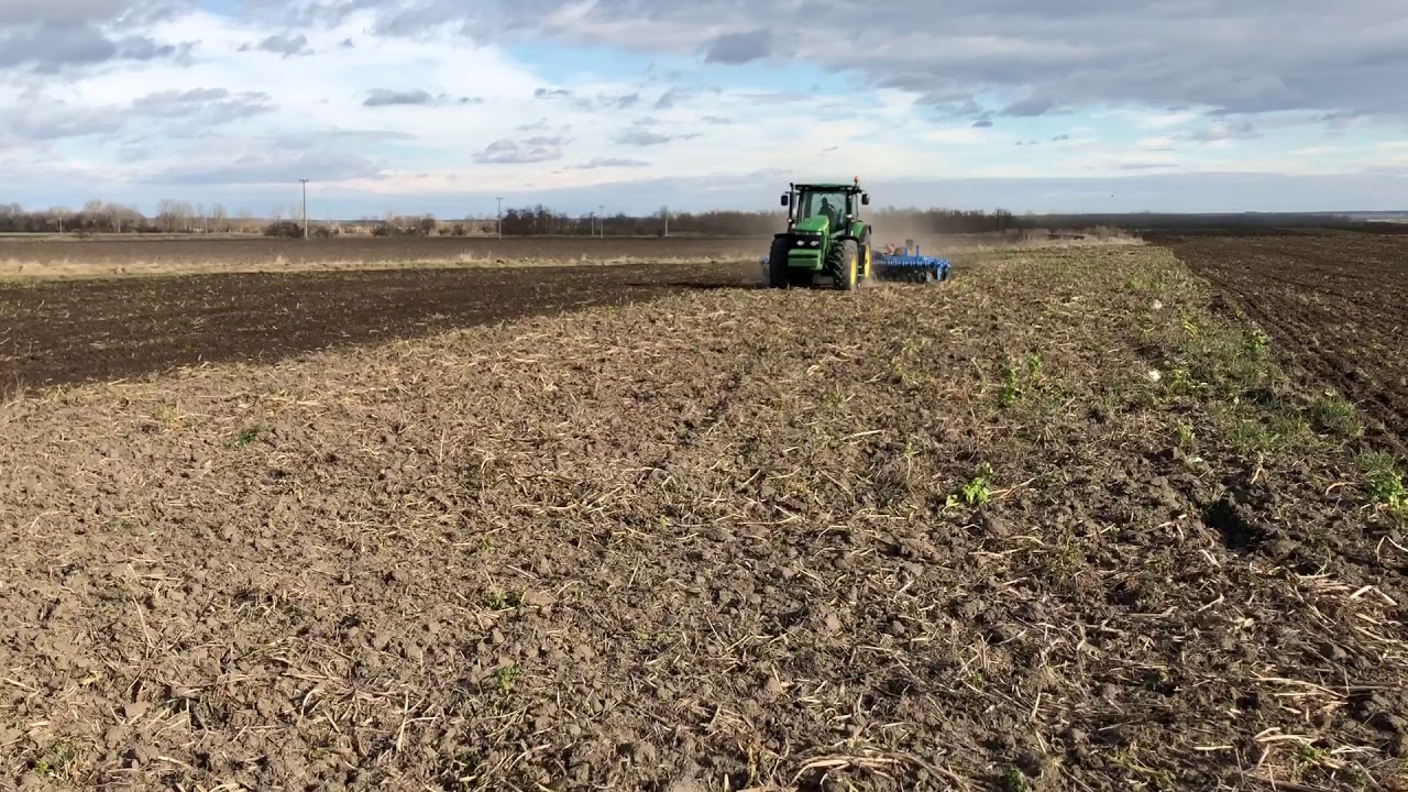 John Deere 8295r Lemken rubin 9