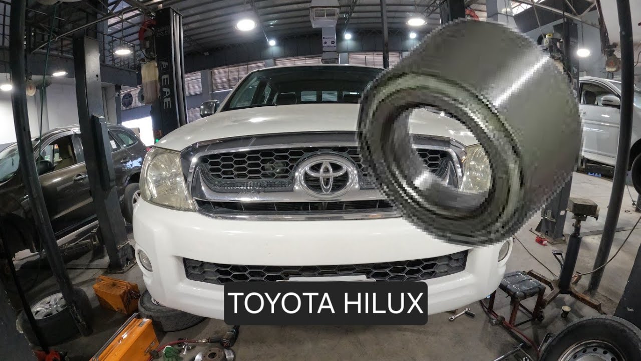 Reemplazo de cojinete de rueda delantera ... Toyota Hilux 2005-2015 (especificaciones de torque)