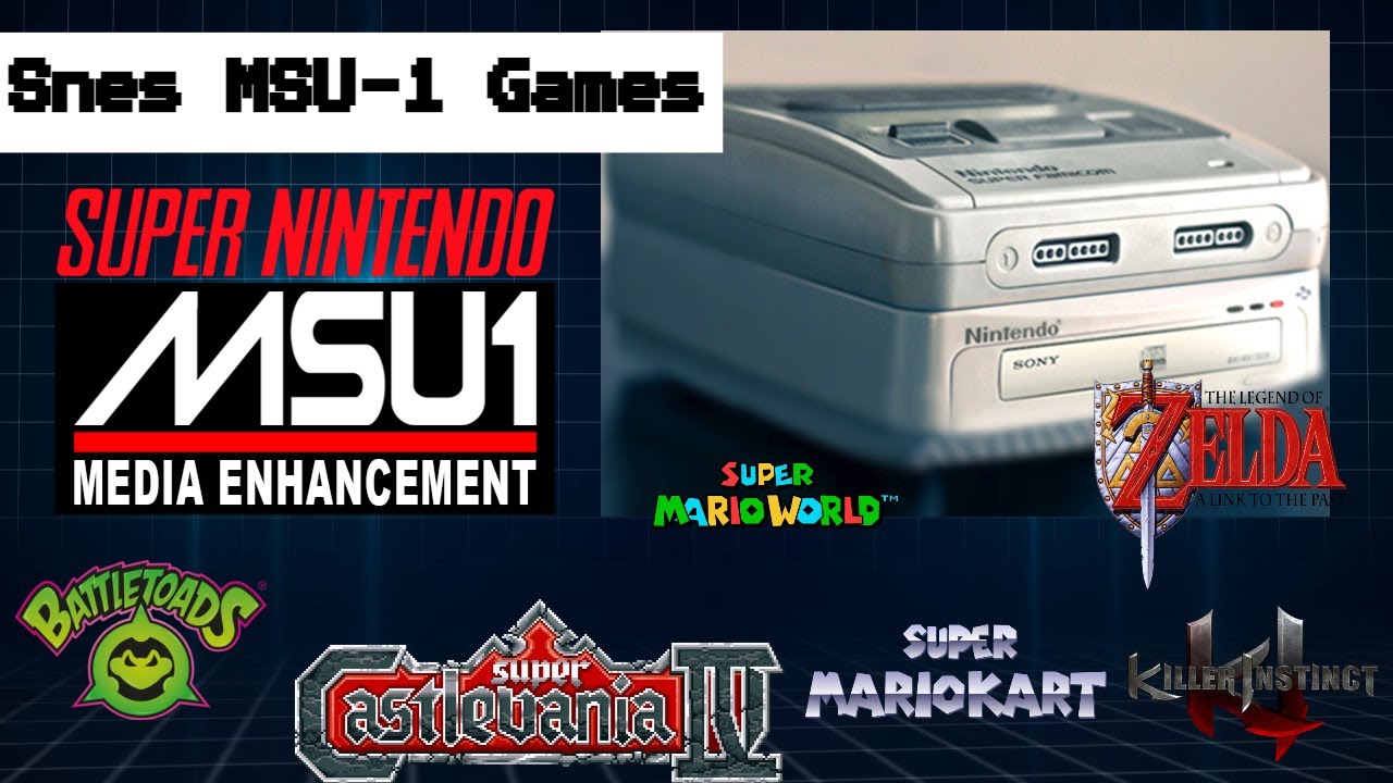 Игры Super Nintendo MSU-1 (Super Nintendo CD)