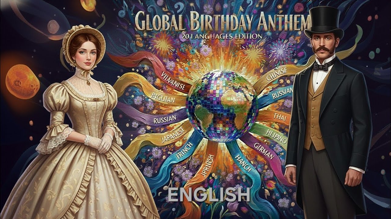 Global Birthday Anthem 2026 | New Happy Birthday (50+ Languages) English / Happy Birthday To You. 