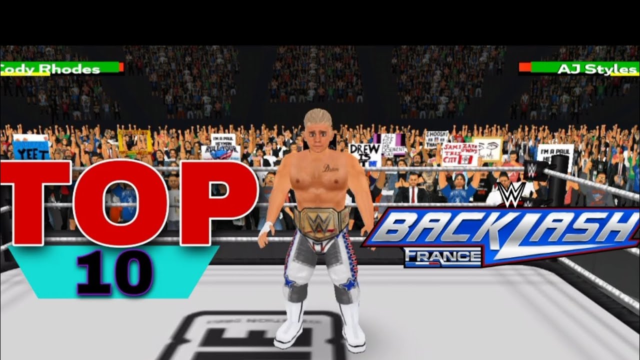 top 10 backlash wwe Wr3d