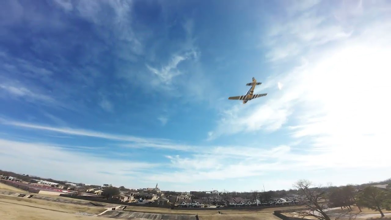 Chasing a P-51 with an Avata 2 @ The Bowl