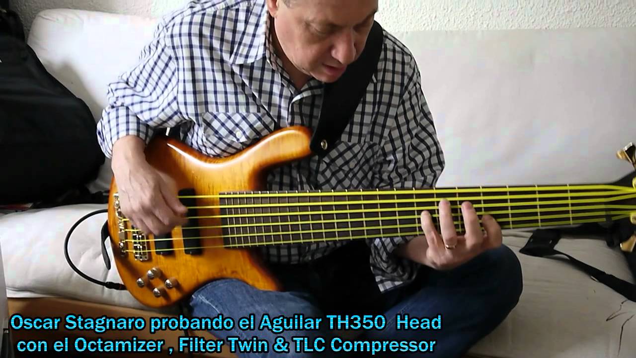 Oscar Stagnaro con Aguilar Amplification...