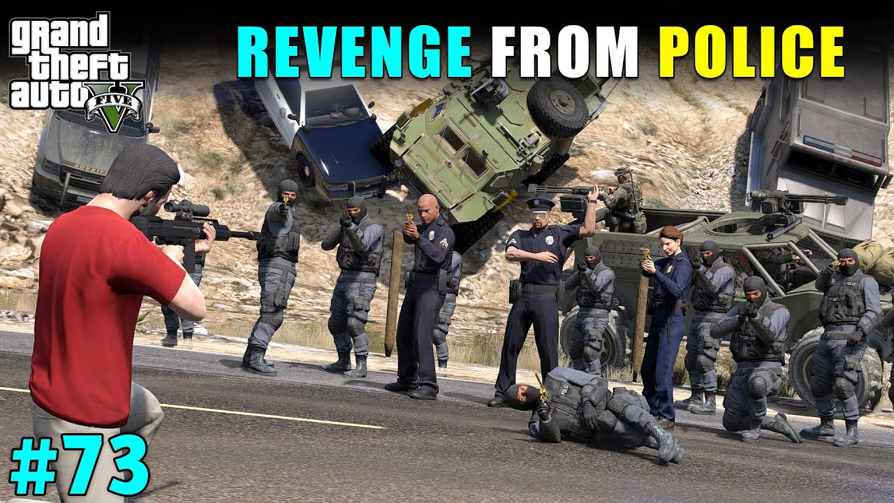MICHAEL'S BIGGEST REVENGE FROM POLICE | GTA 5 GAMEPLAY #73