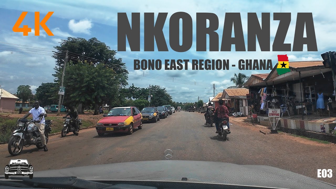 Nkoranza Drive Tour E03 to Breman and Akumsa Domase in the Bono East Region of Ghana 4K