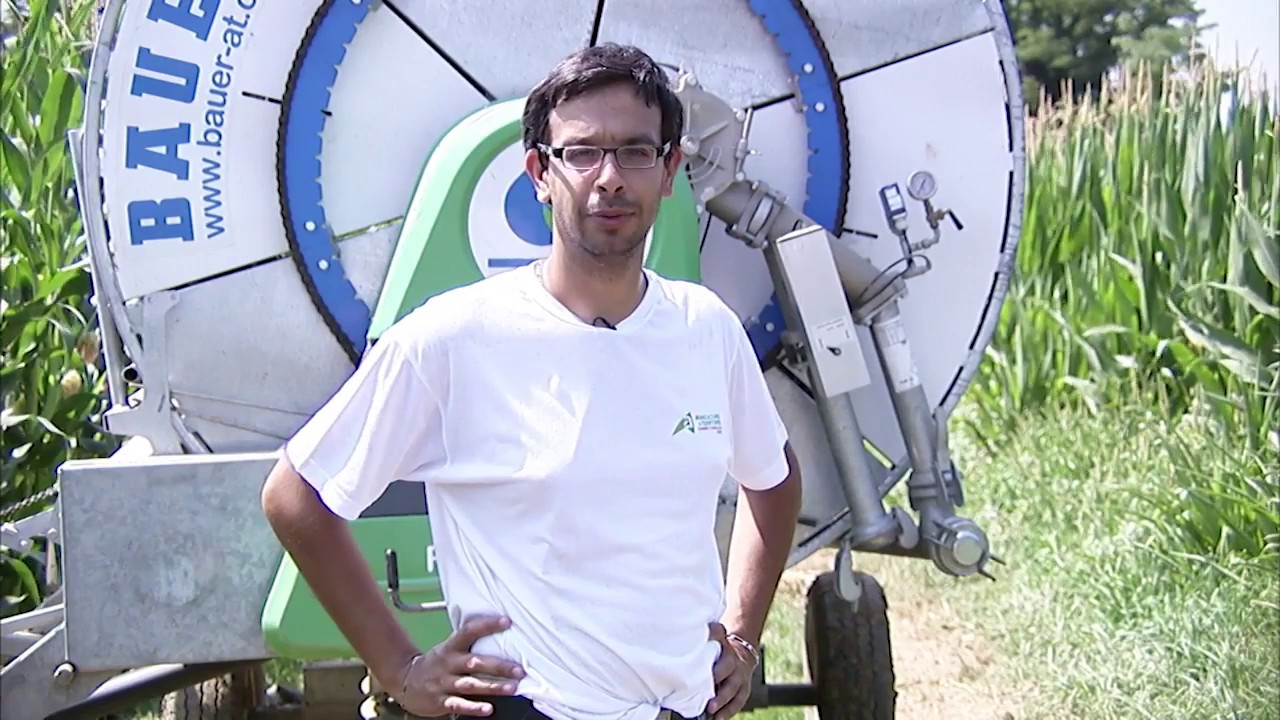 Réglage de l'enrouleur d'irrigation