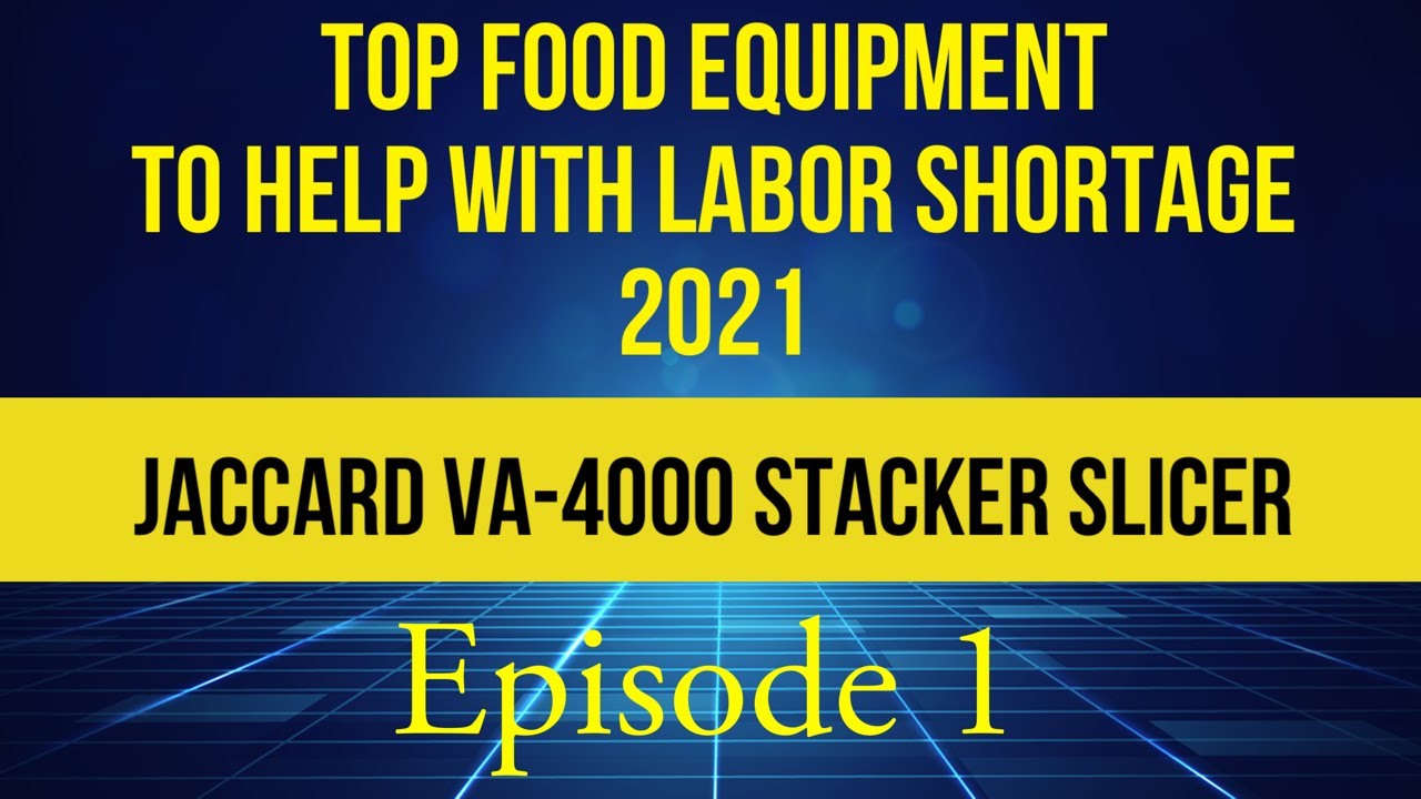 Jaccard VA-4000AT Stacker Slicer Demo