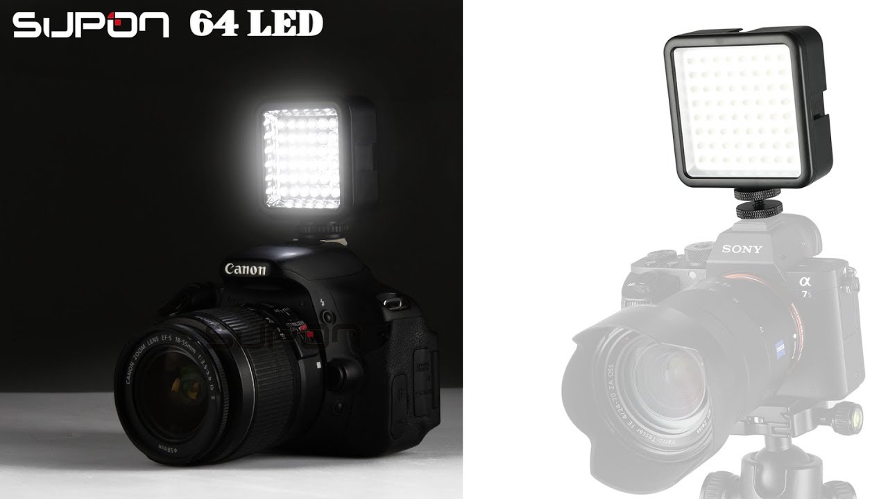 Supon 64 LED Накамерный свет. Обзор