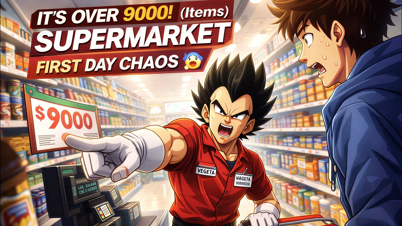 WE FINALLY OPENED OUR OWN SUPERMARKET !