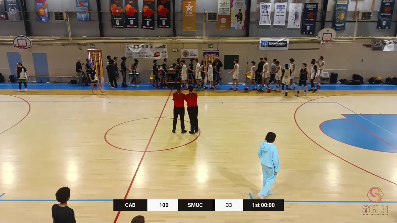#basket U18ELITE CAB MONTPELLIER VS SMUC MARSEILLE