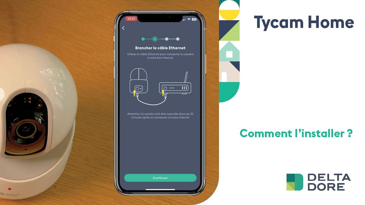 Comment installer la caméra intérieure connectée Tycam Home ?