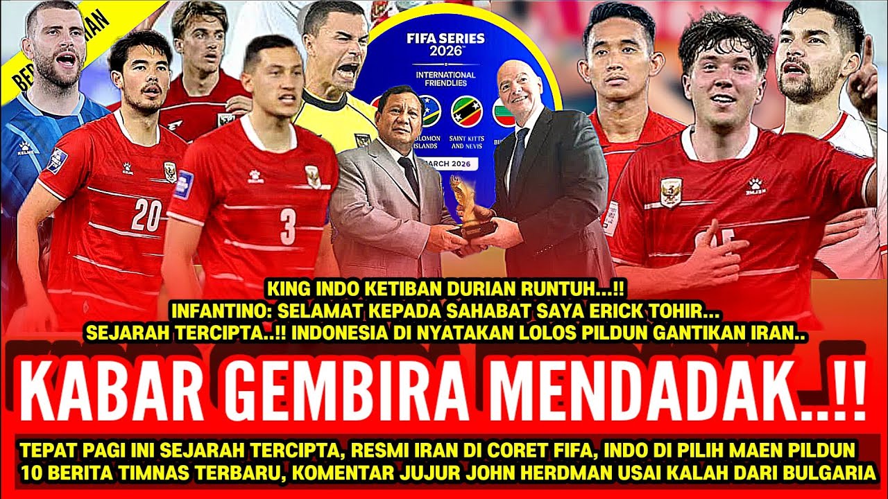 Berita Timnas Indonesia Hari Ini, SELASA 31 MARET 2026 HARI INI | Kabar PSSI Terbaru