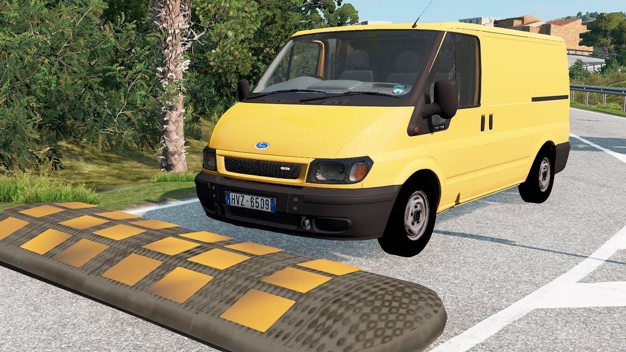 Cars vs Massive Speed Bumps #7 | BeamNG.drive