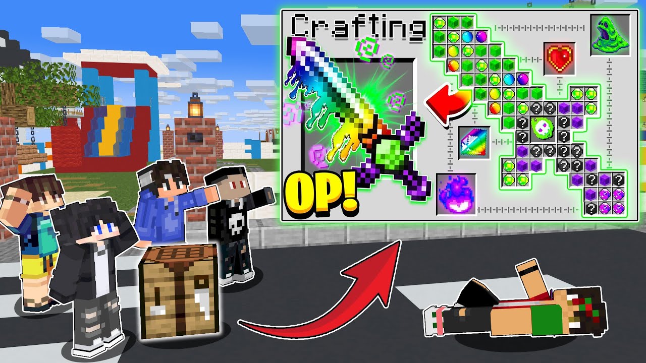 Accidentally Crafted the OP WEAPON in Minecraft