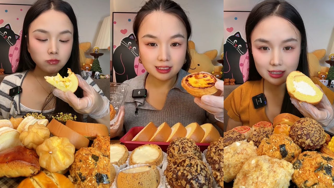 asmr mukbang – egg tart eating | crispy bites, creamy filling & satisfying eating sounds
