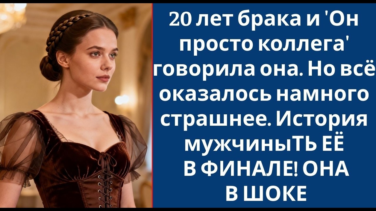 20 лет брака и 'Он просто коллега' говорила она  Но всё оказалось намного страшнее  История мужч