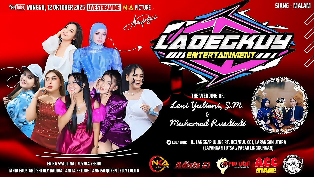 Live Streaming DANGDUT LADEGKUY || Pernikahan LENI & RUSDI || Minggu 12 Oktober  2025