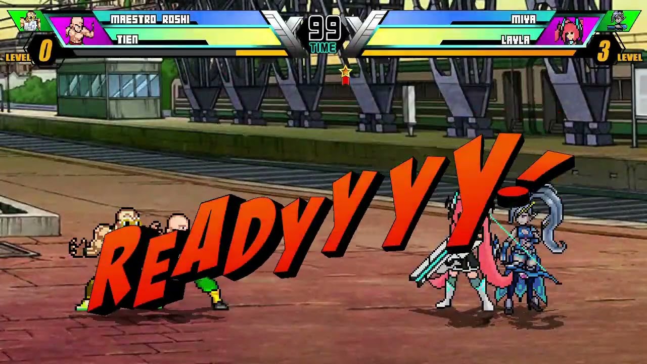 Roshi and Tien VS Miya and Layla