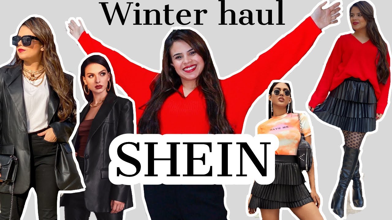 $1100 مشتريات لشتاء 2021 من shein  + كود خصم | shein try on haul | Esraa Bassiouni