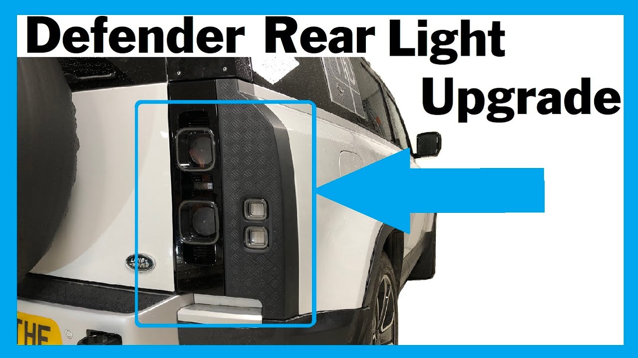 Land Rover Defender 2020 Rear Light Removal / Upgrade to Model X Smoked Lamps