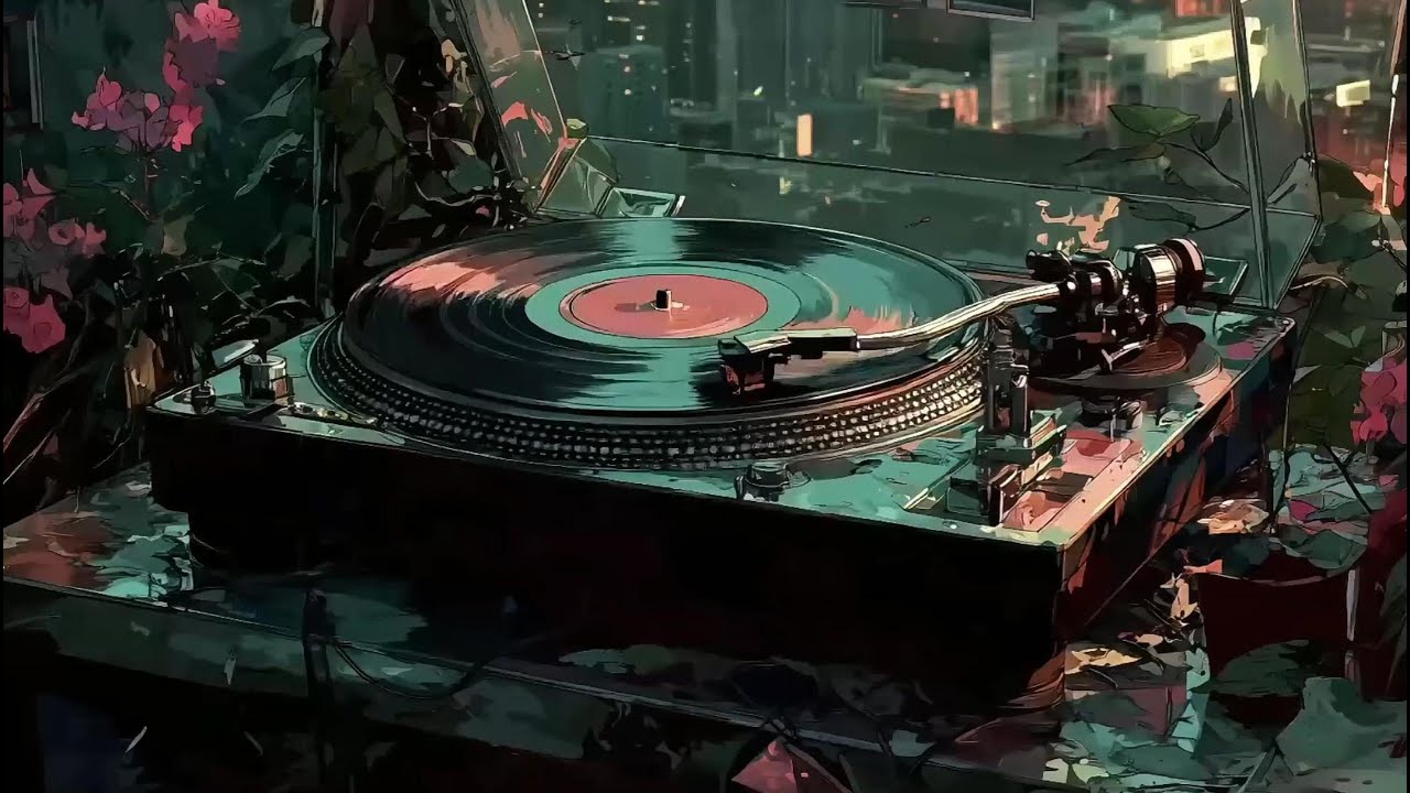 Vintage Vinyl Lofi • Cozy Evening Study Beats • Analog Warmth