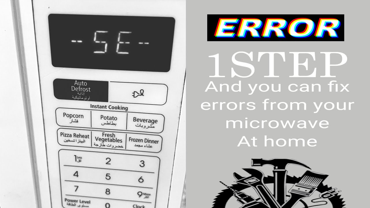 How to repair -SE- error of microwave at home? | #microwave #samsung  #alacravlogs