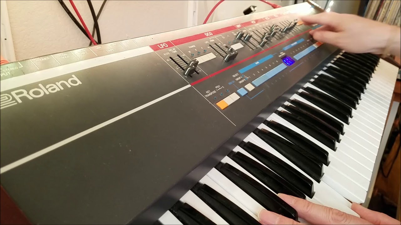 Big Analog Pads with Roland Juno 106 + Roland MKS-7
