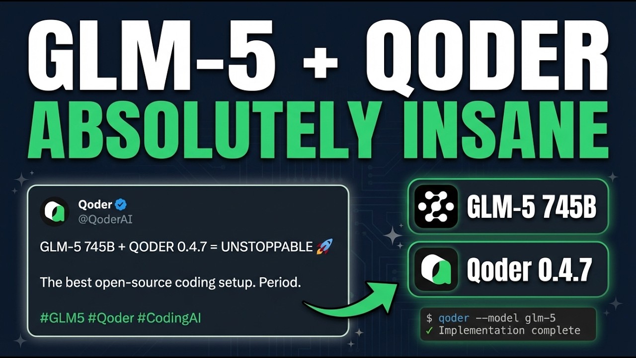 New GLM-5 + Qoder 0.4.7 is ABSOLUTELY INSANE