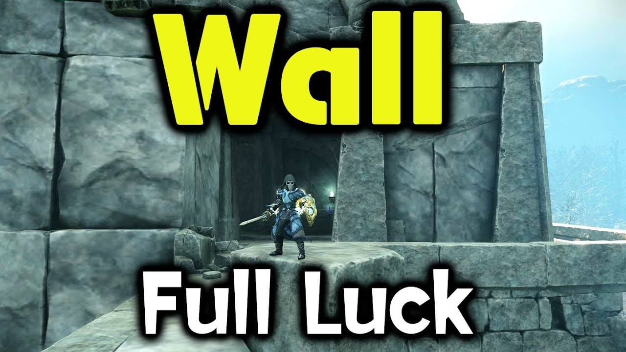 Wall (+wall) chest run - MAX LUCK | New World