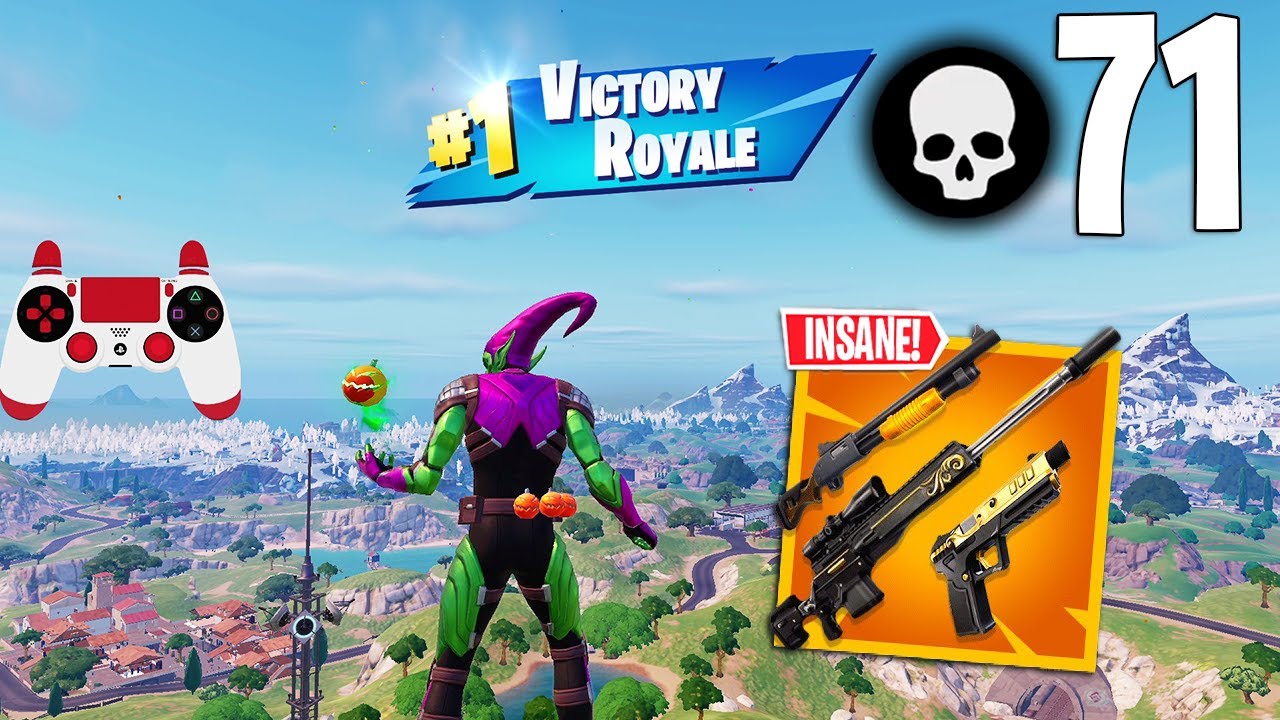71 Elimination Solo Vs Squads Gameplay Wins (Fortnite Chapter 5 PS4 Controller)