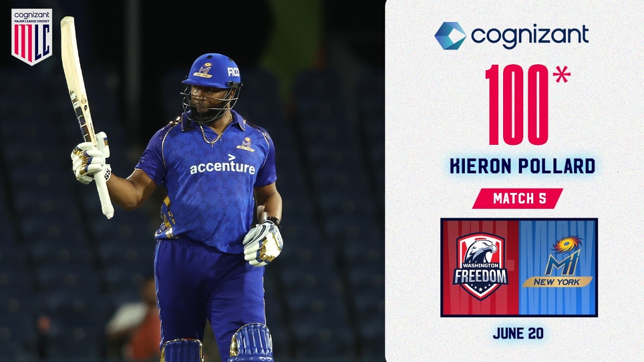 Kieron Pollard 100* With LAST ball of the match! | Cognizant Major League Cricket 2026