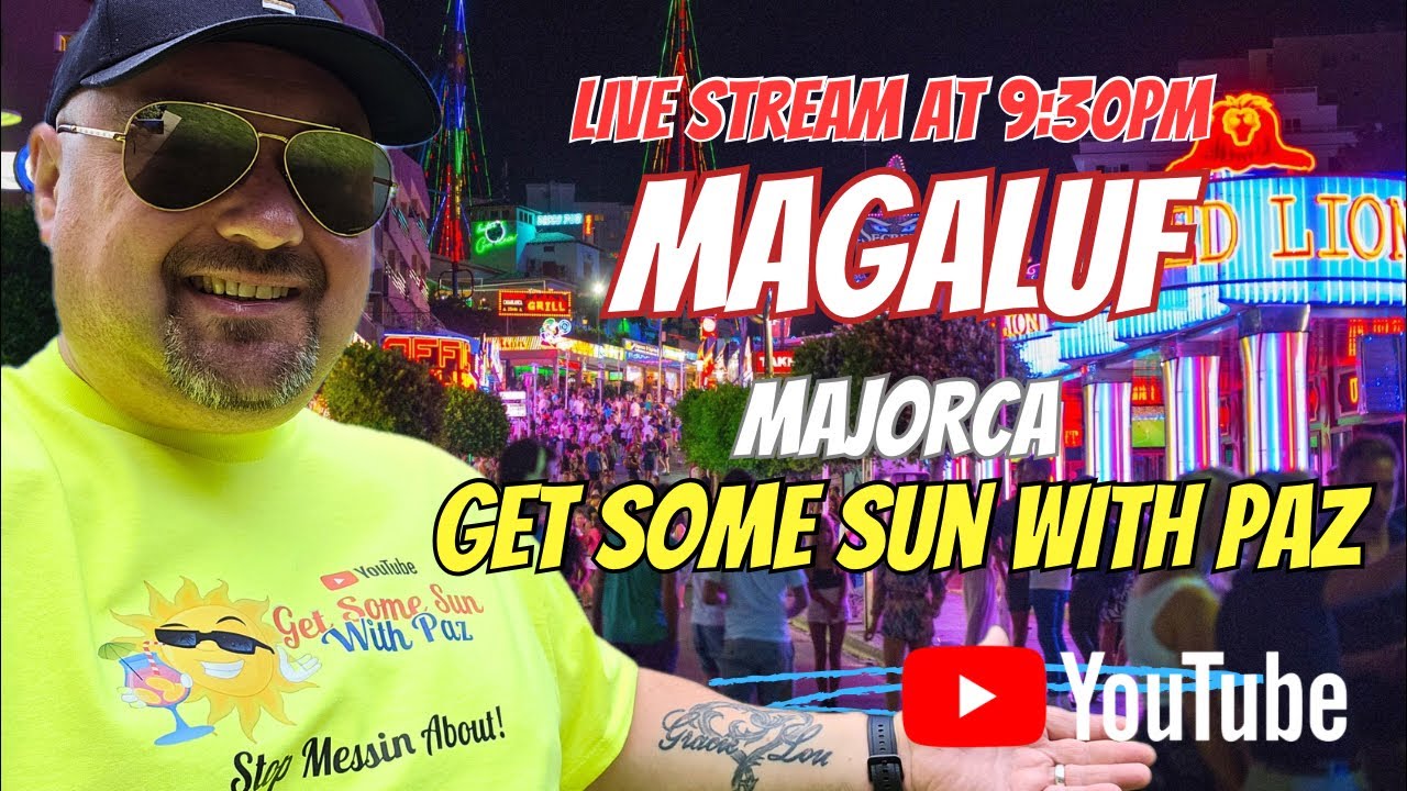 Get Some Sun With Paz LIVE from Magaluf
