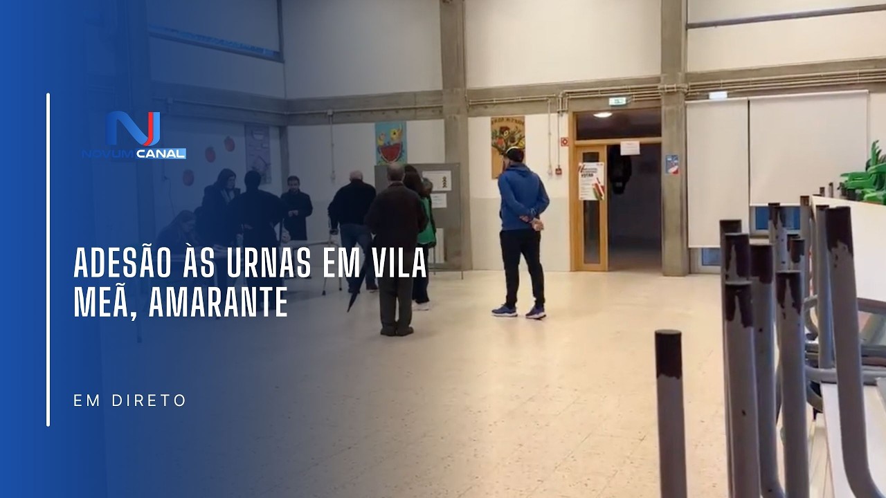 Adesão às urnas em Vila Meã, Amarante