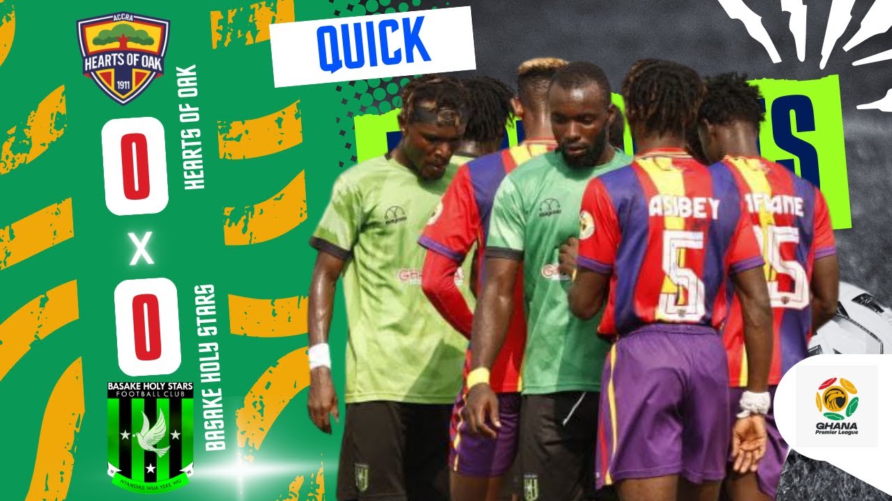 QUICK HIGHLIGHTS | Hearts of Oak 0-0 Basake Holy Stars | GPL Matchweek 25