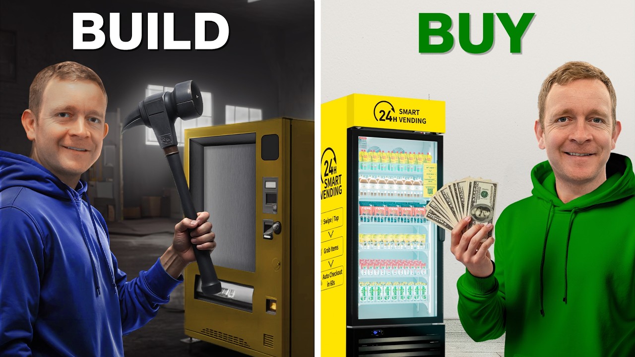 Should You Build or Buy A Vending Machine Route?