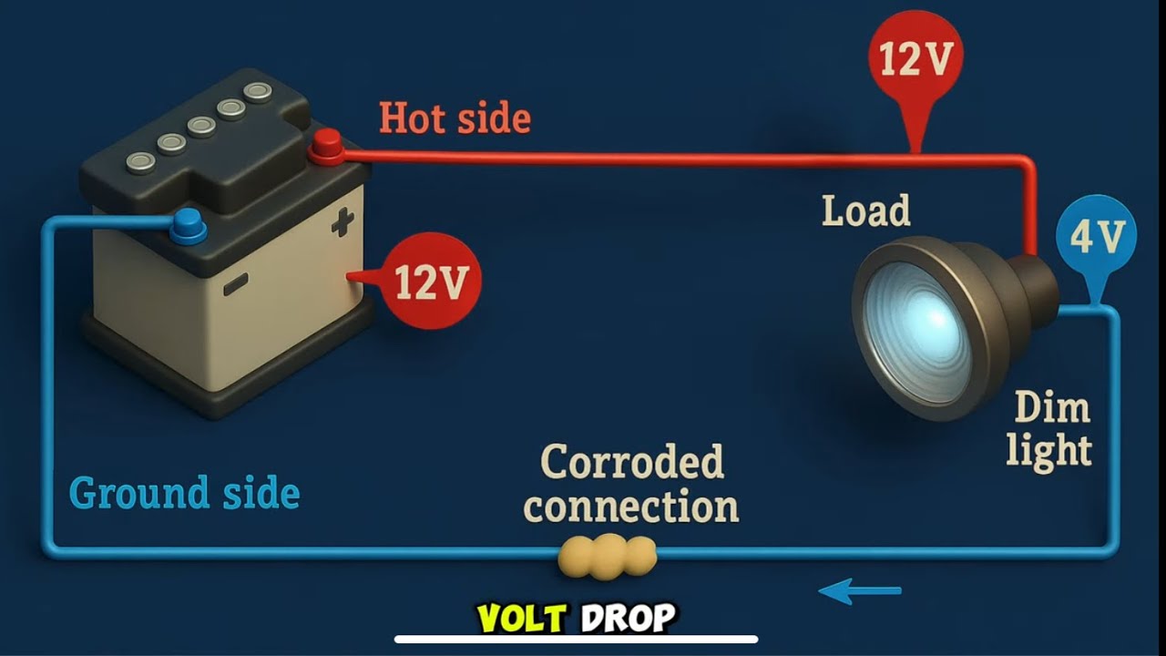 What is Voltage Drop? Easy Explanation for Beginners (Vdrop Guide)