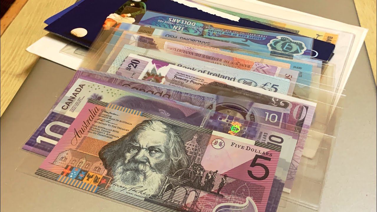Introducing New polymer currency & Commemorative Bank notes folder Coin Collection - Hobby store